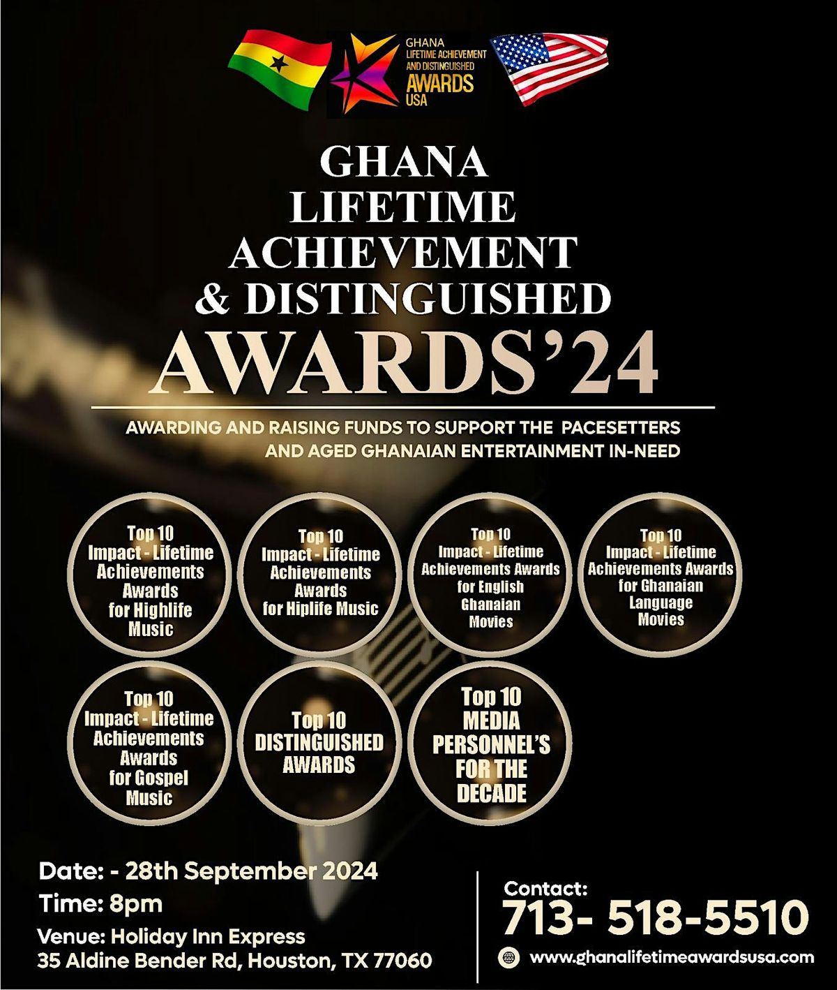 GHANA LIFETIME ACHIEVEMENT AND DISTINGUISHED AWARDS USA