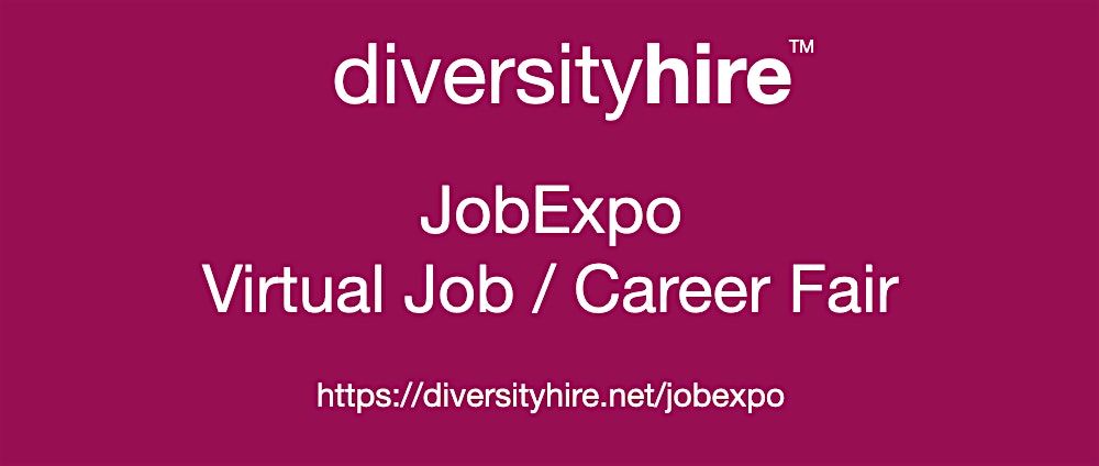 #DiversityHire Virtual Job Fair \/ Career Expo #Diversity Event  #Oklahoma