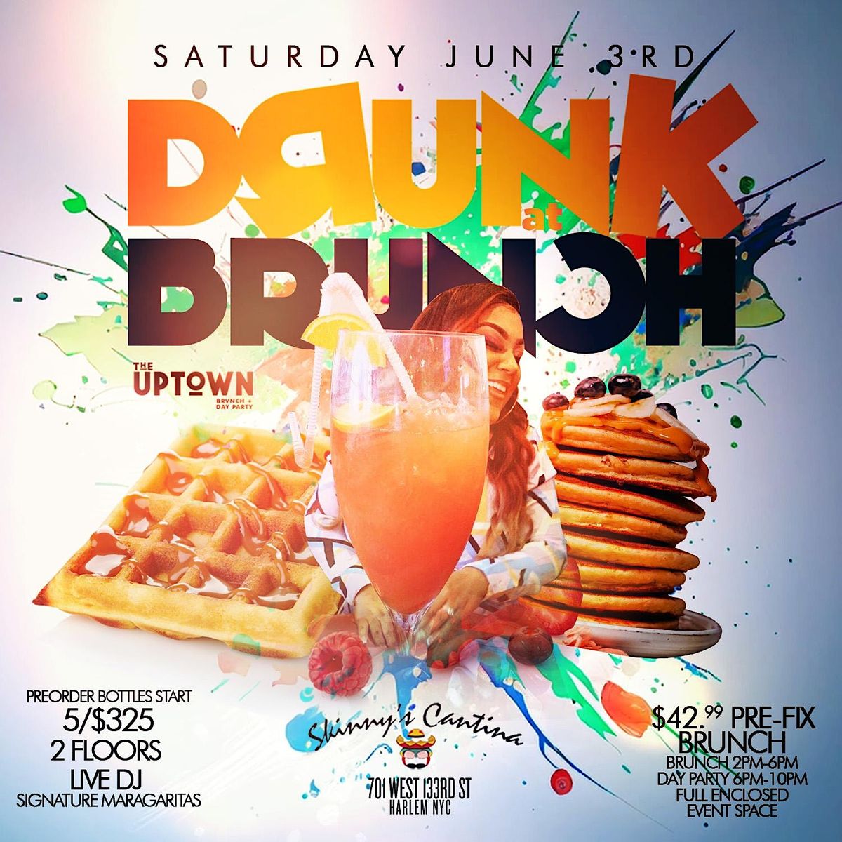 DRUNK AT BRUNCH, Brunch x Day Party, Food, Drinks, Live Music, Free Entry