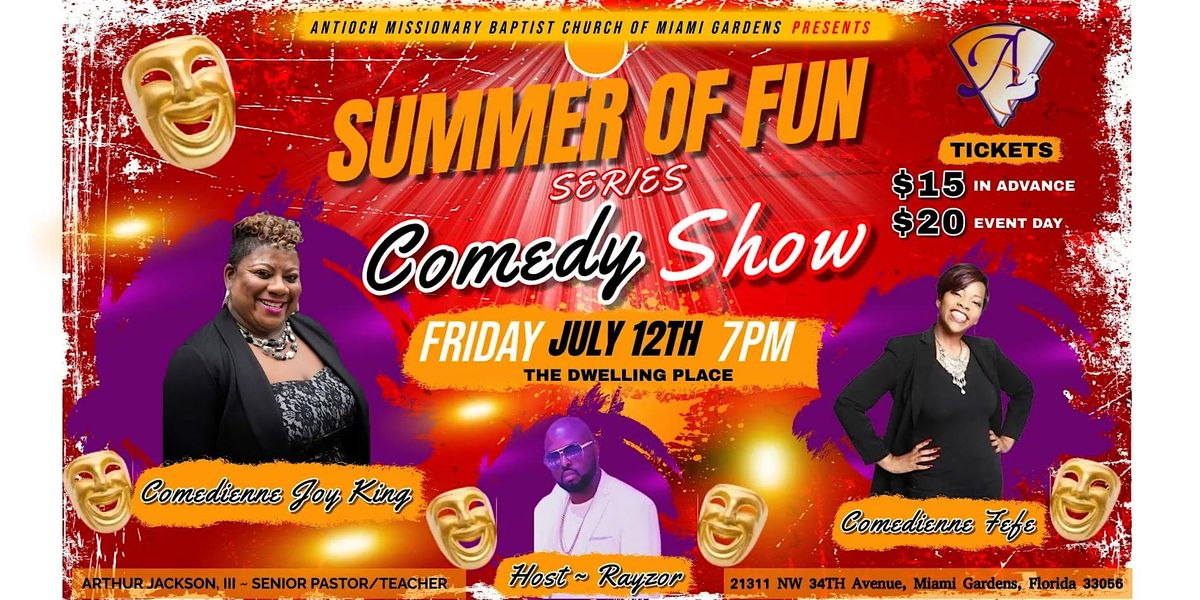 Antioch's Comedy Show in the 2024 Summer Series of Fun