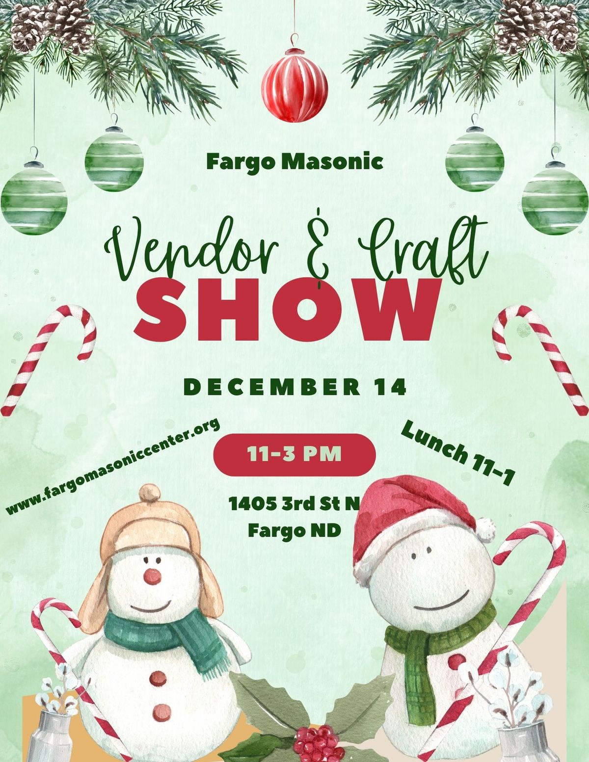 Fargo Masonic Vendor & Craft Show