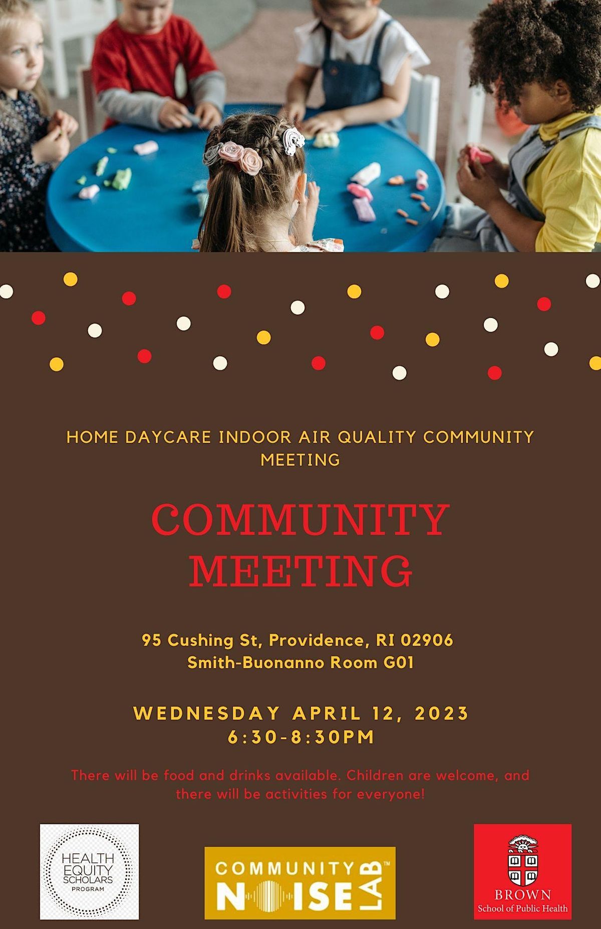 Home Daycare Indoor Air Quality Community Meeting