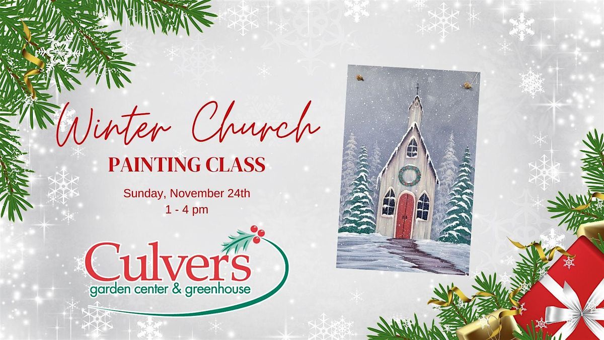 Winter Church Painting Class