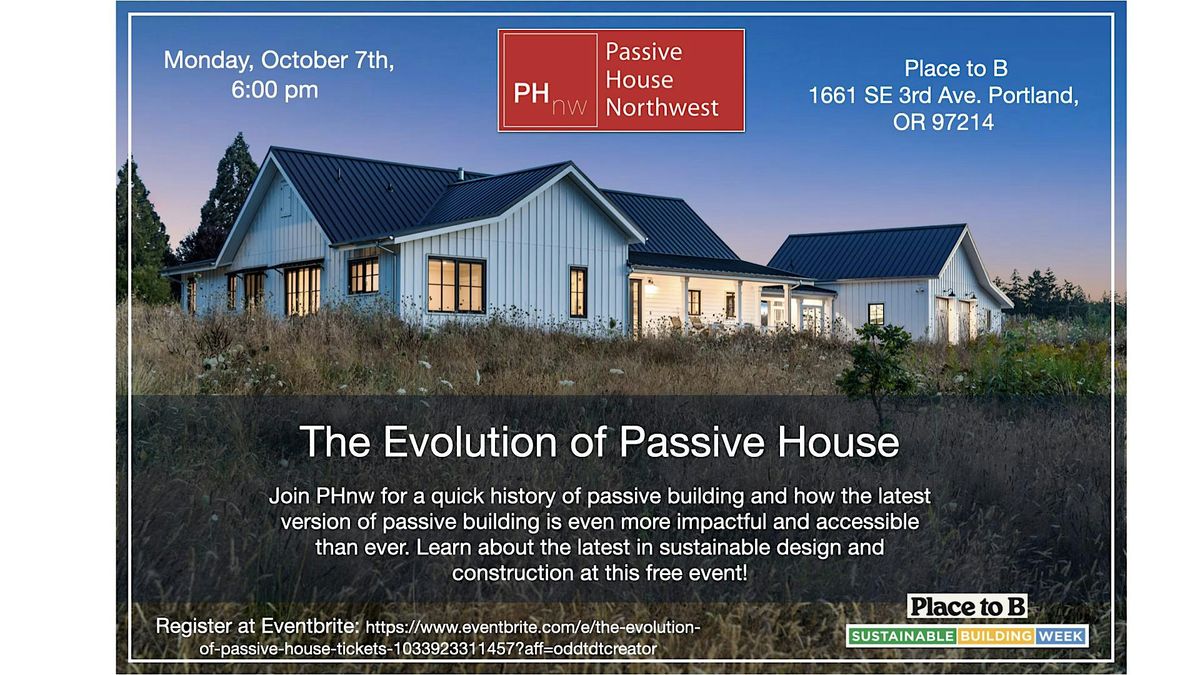 The Evolution of Passive House