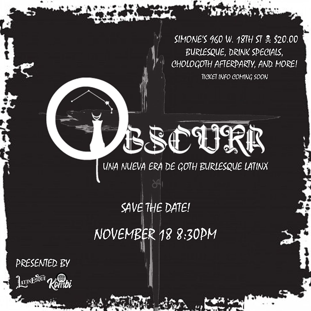 Obscura - Burlesque and Performance Art at Simone's - Opening Night