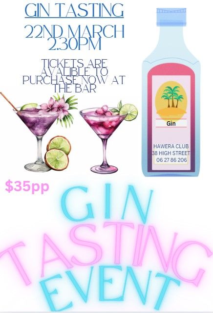 Gin Tasting Event 