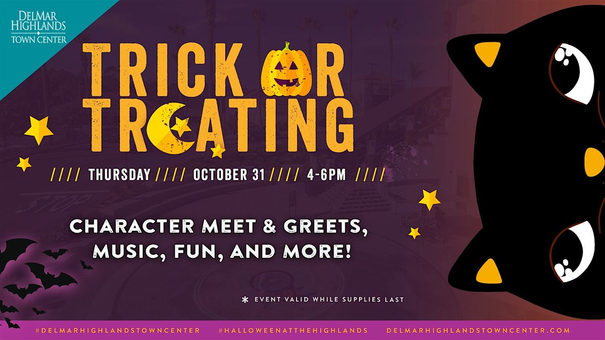 Trick-or-Treat at Del Mar Highlands Town Center