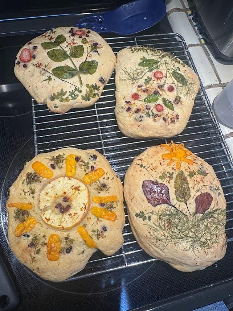 Freebird Shoppe Botanical-Themed Focaccia Classes from Casita Catalina LLC