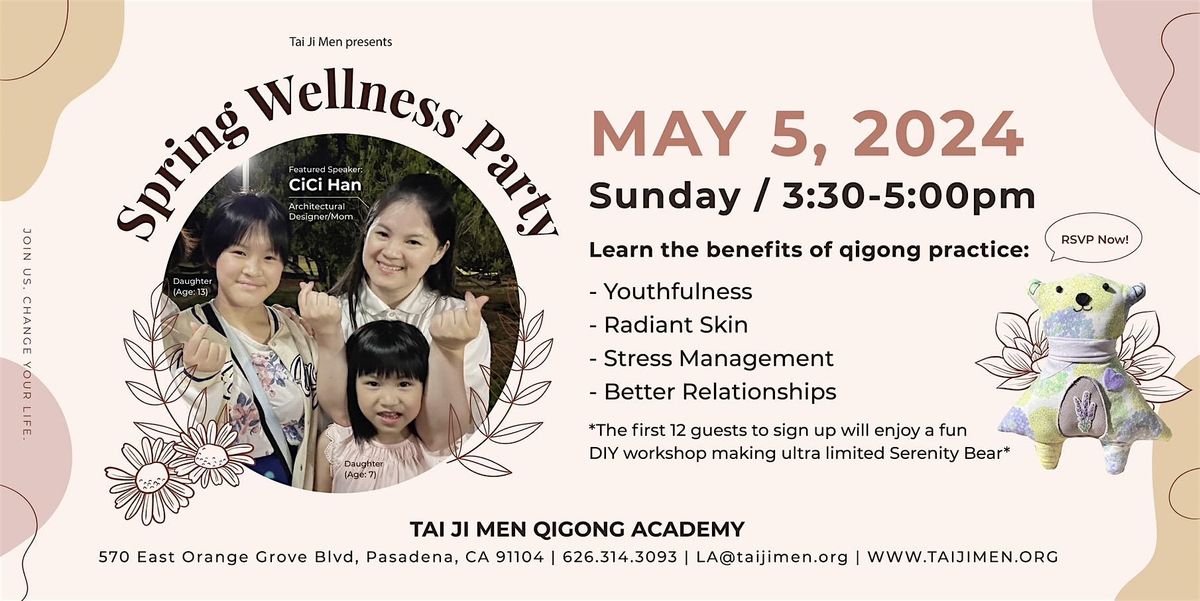 Spring Wellness Party: Pampering Yourself with Joy and Energy !