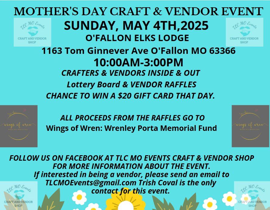 3rd Annual Mother's Day Craft & Vendor Event