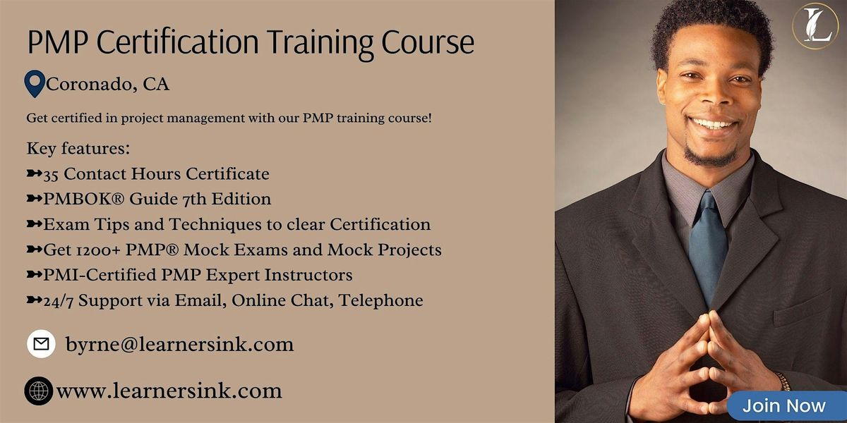 Increase your Profession with PMP Certification In Coronado, CA