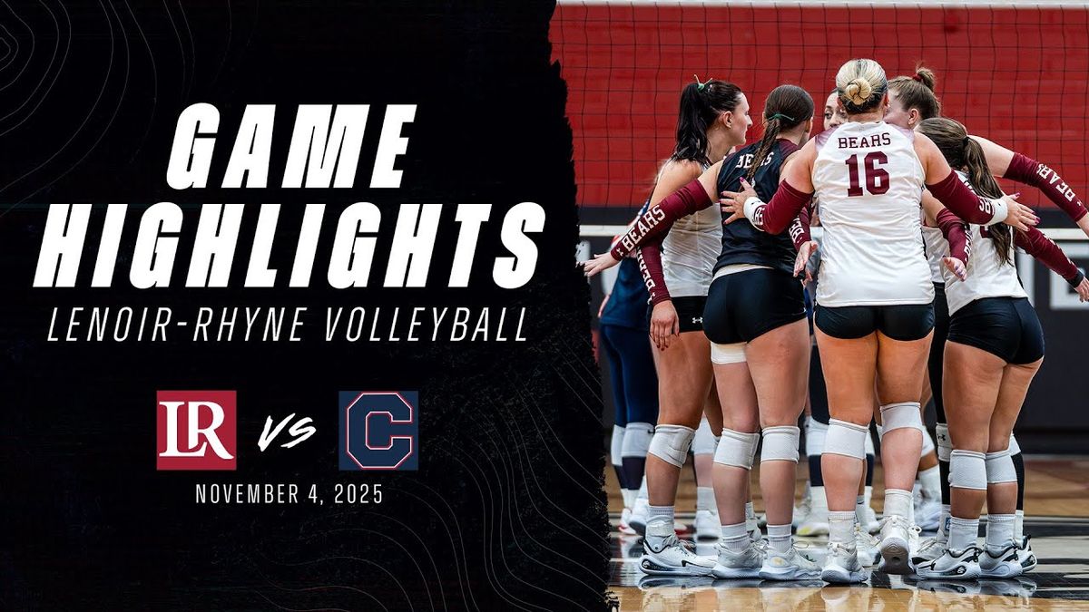 Lenoir-Rhyne Bears vs. Catawba Indians