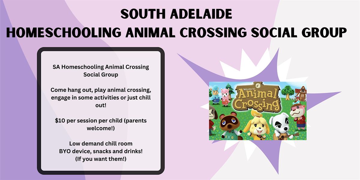 SA Homeschooling Social Animal Crossing Group