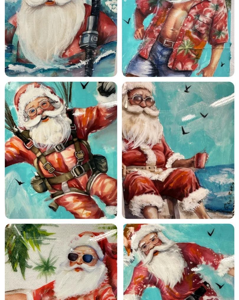 Coastal Christmas Cards\/Paintings Workshop