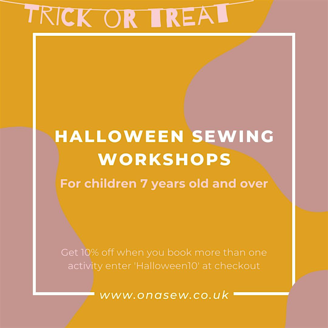 Halloween sewing workshop for kids