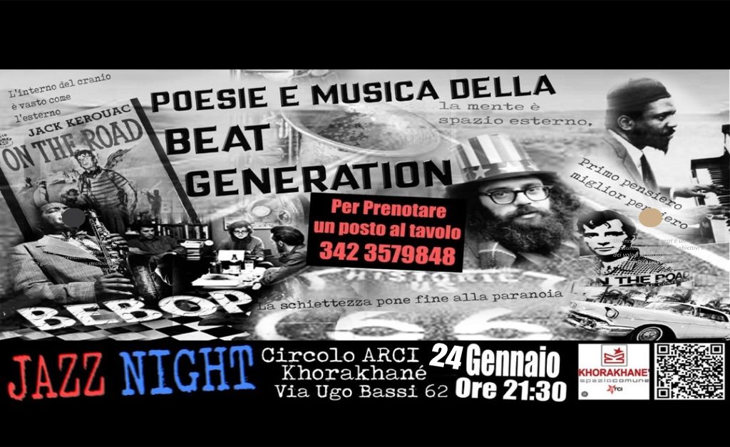 JAZZ NIGHT "POESIE E MUSICA DELLA BEAT GENERATION"