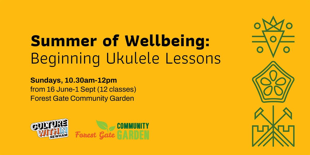 Summer of Wellbeing: Beginning Ukulele Lessons