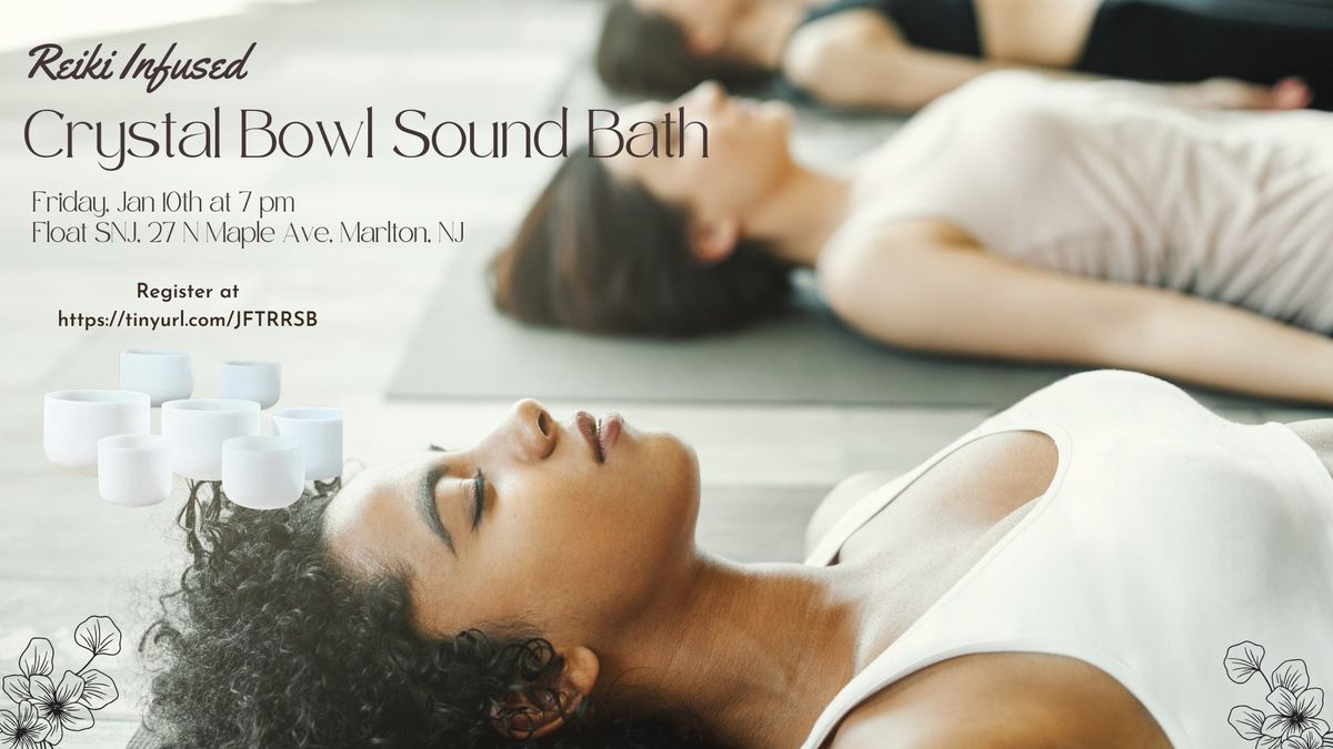 Candlelight Reiki Infused Crystal Bowl Sound Bath