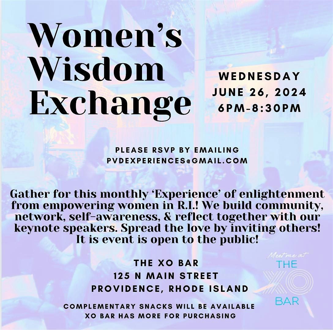 Women\u2019s Wisdom Exchange PVD