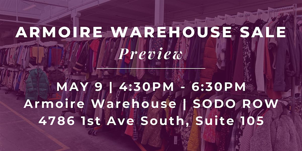 May 2024 Warehouse Sale Preview