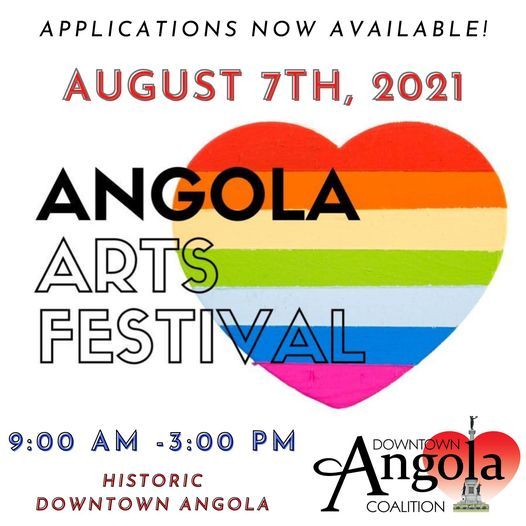 Angola Art Fest 21 Downtown Angola 7 August 21
