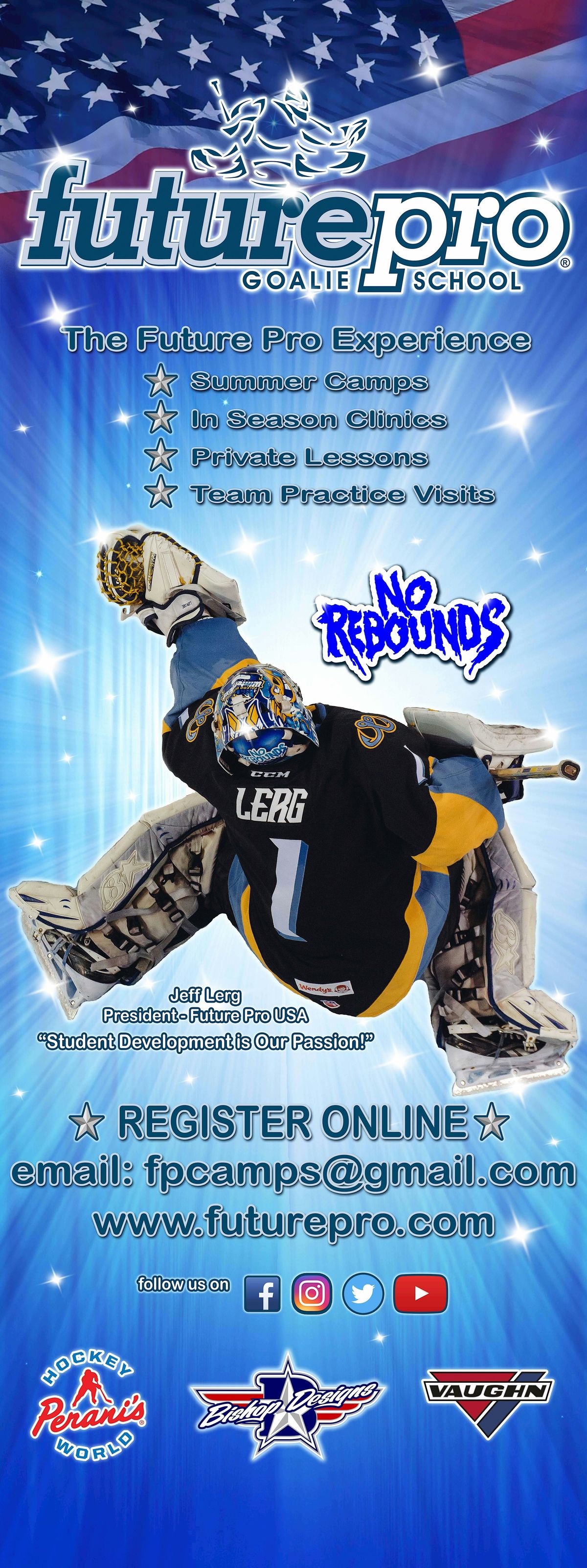 Rebound Control, Puck Handling and Powerskating Clinic, Farmington Hills,MI