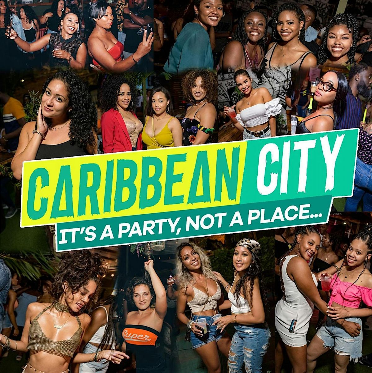 CARIBBEAN CITY (SPRING BREAK) | 2 Rooms 2 party (ISLAND & HIP-HOP)