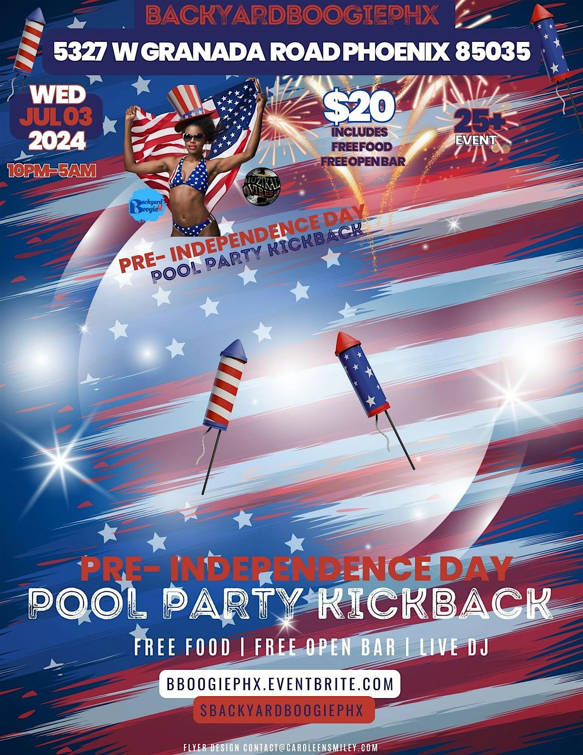PRE-INDEPENDENCE DAY POOL PARTY KICKBACK