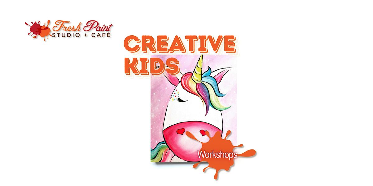 In-Studio Creative Kids: Glow in the Dark Unicorn Summer Fun Workshop!