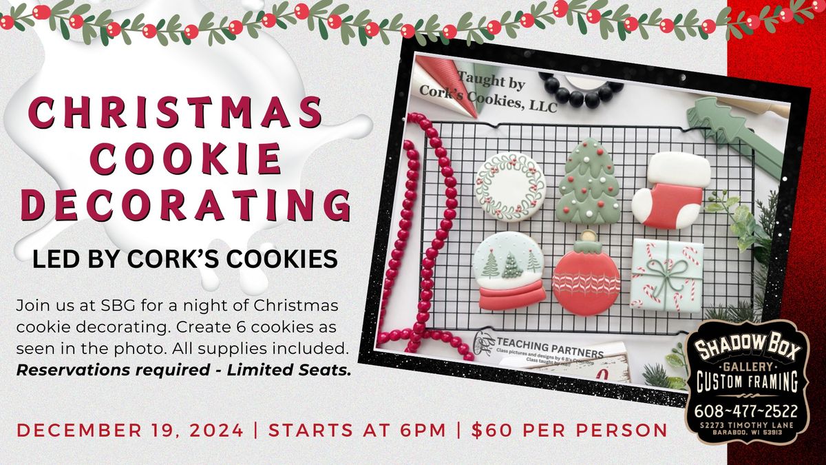 Christmas Cookie Decorating at Shadow Box Gallery