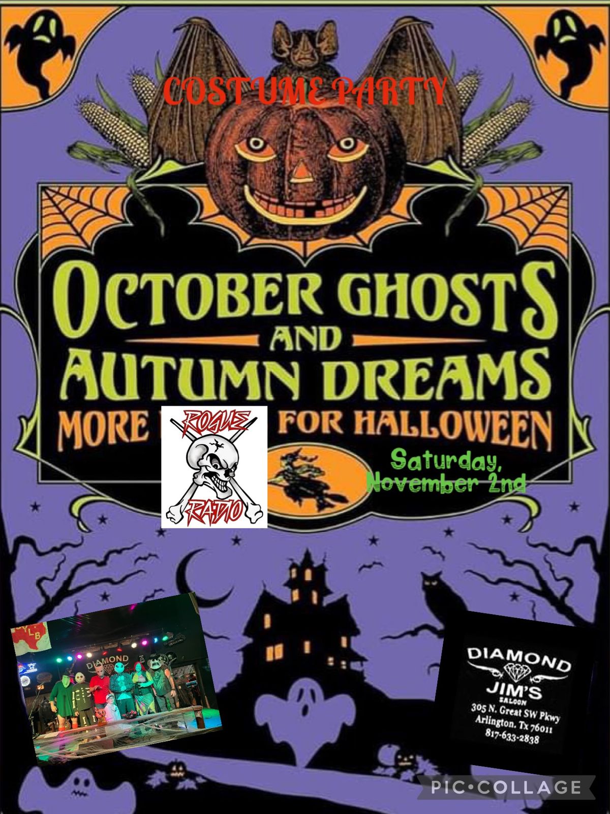 HALLOWEEN BASH at Diamond Jim\u2019s Saloon