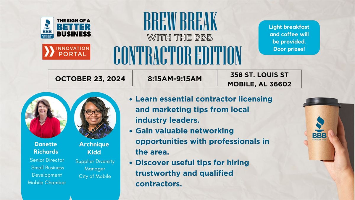 Brew Break with the BBB: Contractor Edition