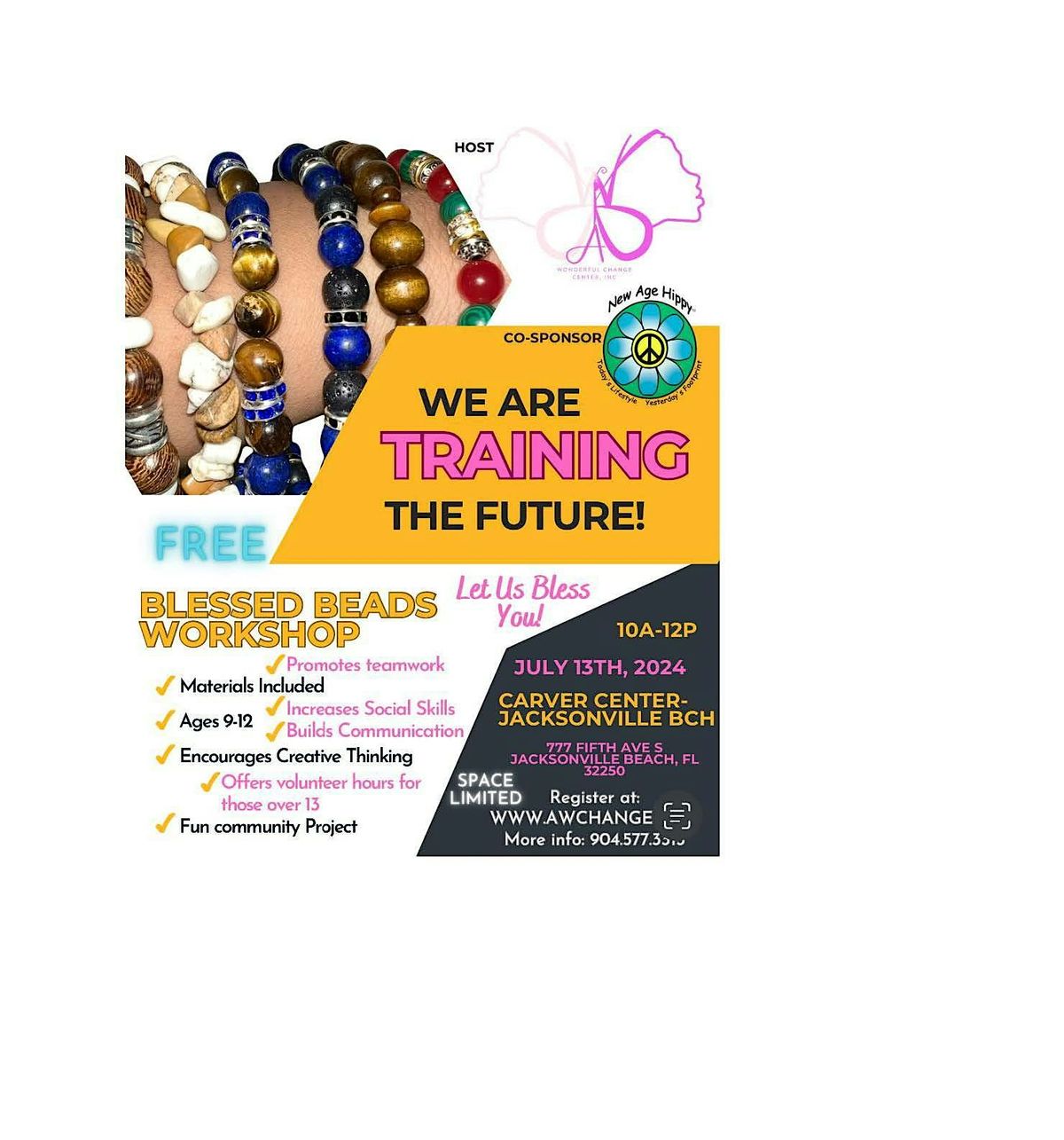 FREE Children's Beads (Jewelery Making) Workshop