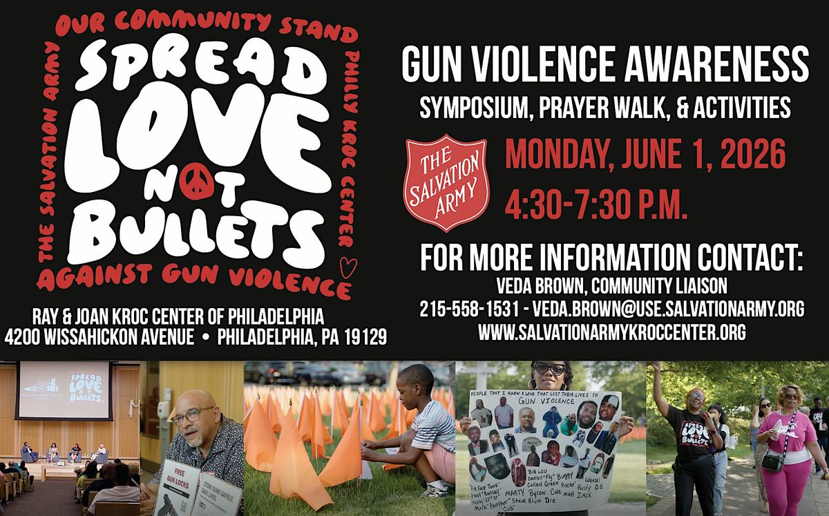 Spread Love, Not Bullets \u2013 Gun Violence Awareness Event