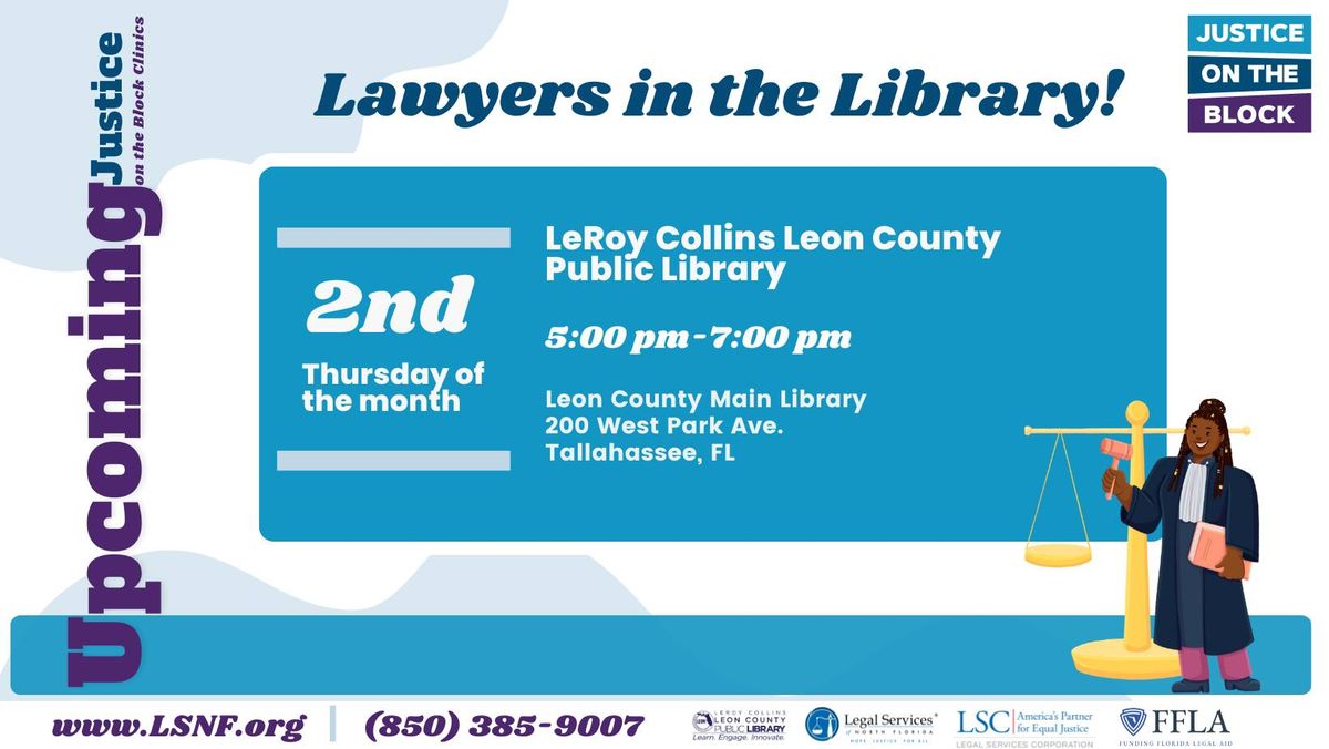 Lawyers in the Library: Leon County Public Library