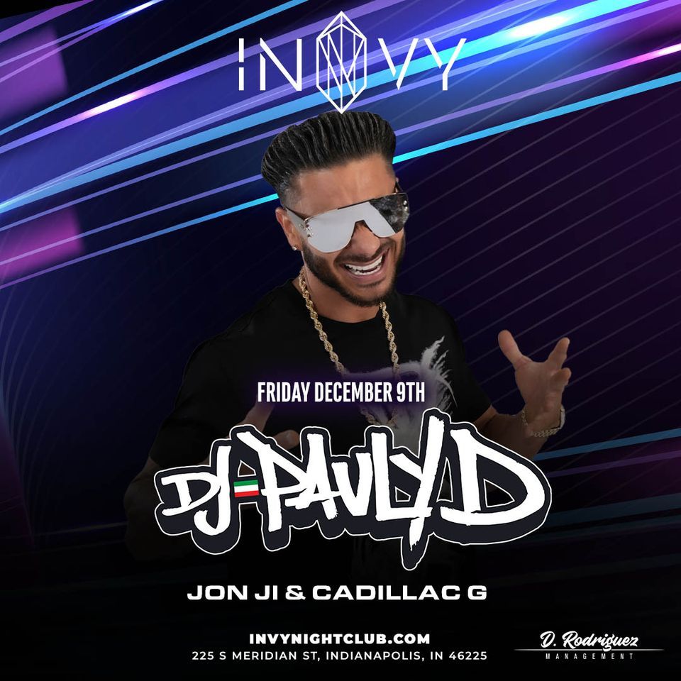 DJ Pauly D INVY INVY, Indianapolis, 9 December to 10 December