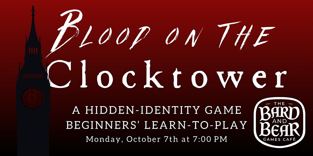 BEGINNER Blood on the Clocktower: A Hidden-Identity Large Group Game