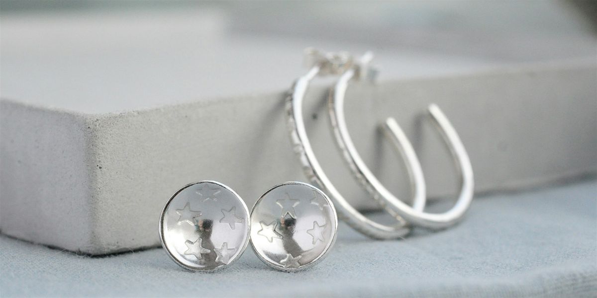 Saturday Jewellery Making: Textured Silver Earrings with Zoe Leavy