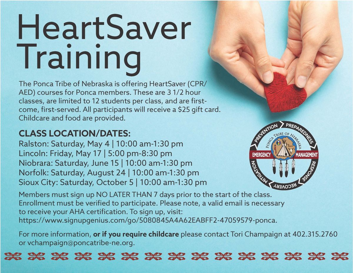 HeartSaver Training - Lincoln