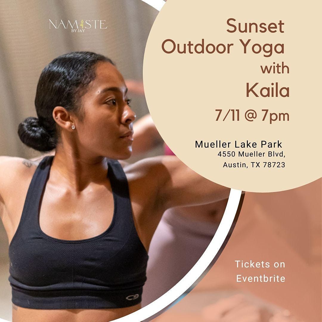 Sunset Outdoor Yoga with Namaste by Jay