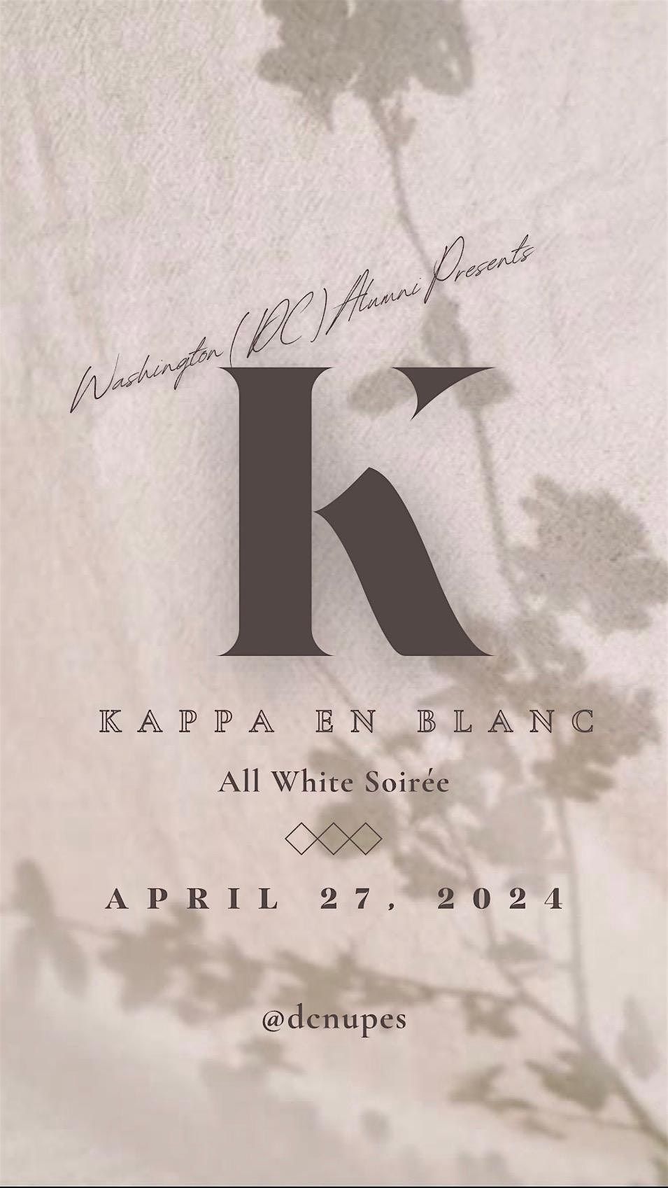 Kappa En Blanc: All White Soiree'