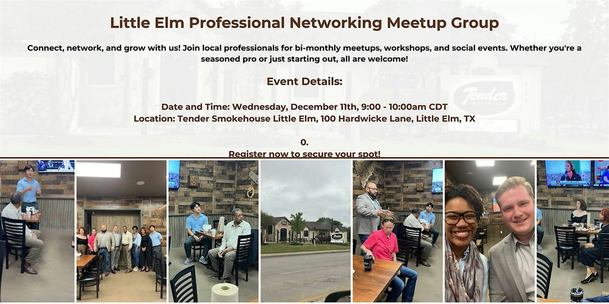 Little Elm Professional Networking Meetup Group