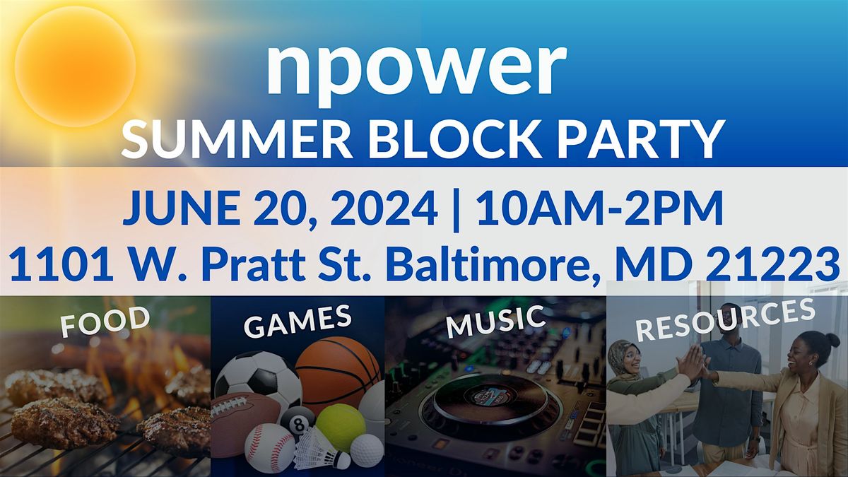 NPower Maryland Summer Block Party