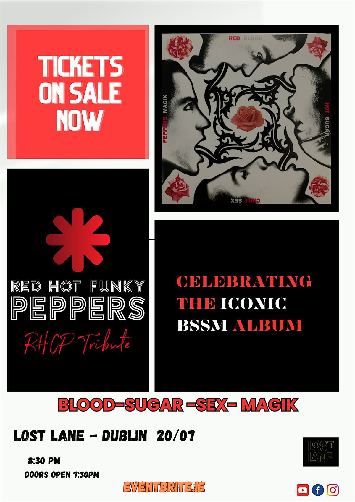 Red Hot Funky Peppers BLOOD SUGAR SEX MAGIK Tour