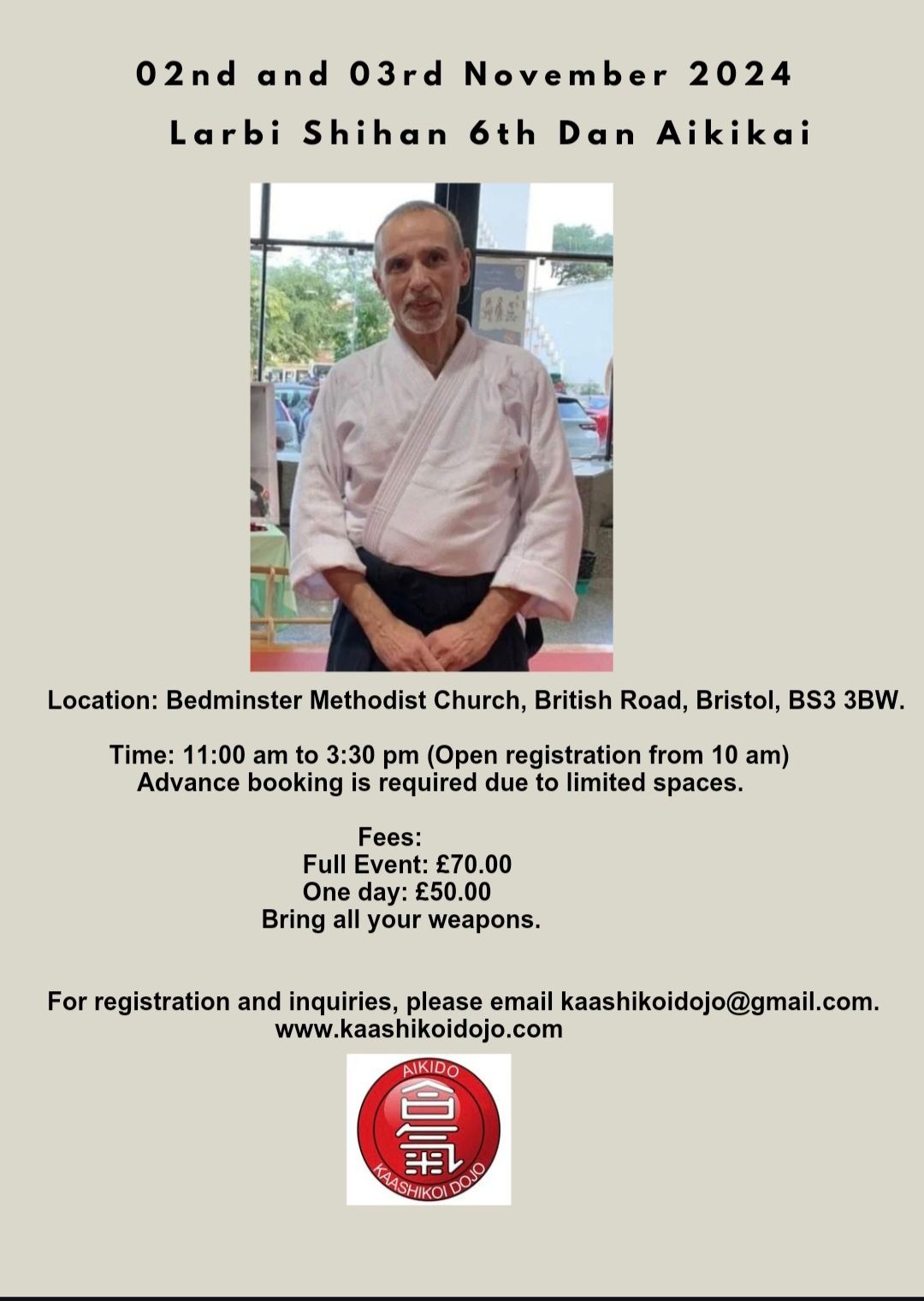 Larbi Shihan, November 2024 Seminar @ Bristol