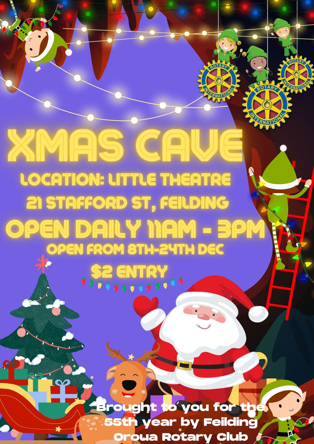 Feilding Oroua Rotary Club Christmas Cave