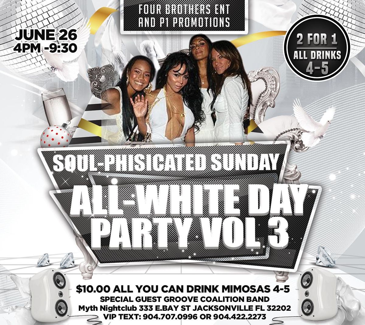 Soul -Phisticated Sunday All-White Day Party  Vol 3
