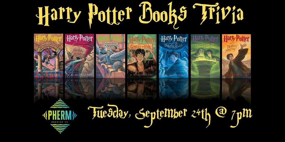 Harry Potter Books Trivia at Pherm Brewing Company