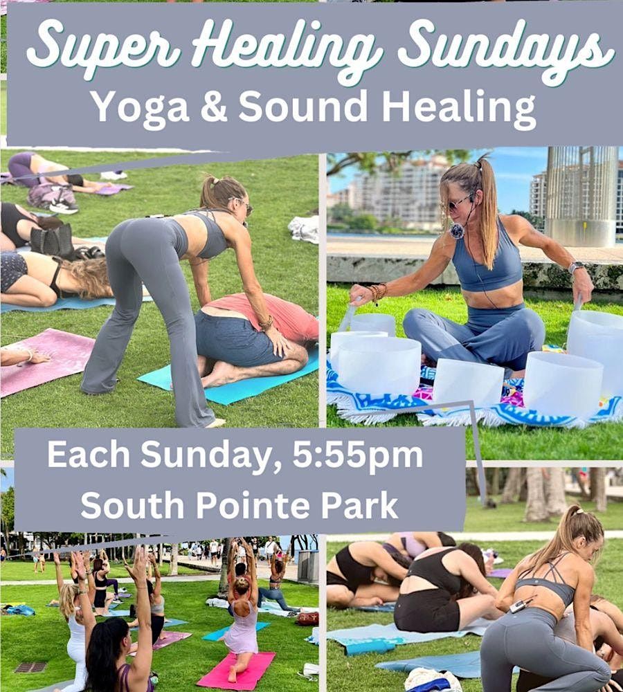 RSVP through SweatPals: South Pointe Yoga & Sound Healing