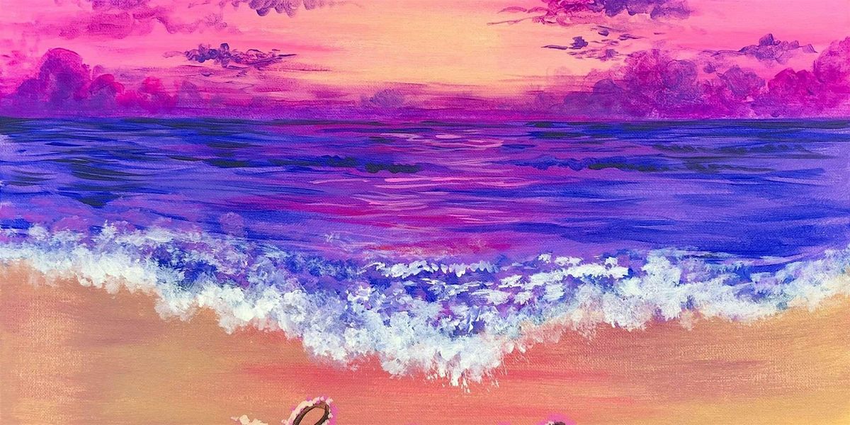 Love at the Beach - Paint and Sip by Classpop!\u2122
